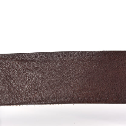 Gucci Hysteria Deer Belt 85 34 Dark Brown 4 of 5