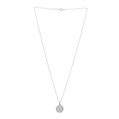 Tiffany Sterling Silver Lexicon Gift Box Charm Bead Chain Necklace 3 of 5