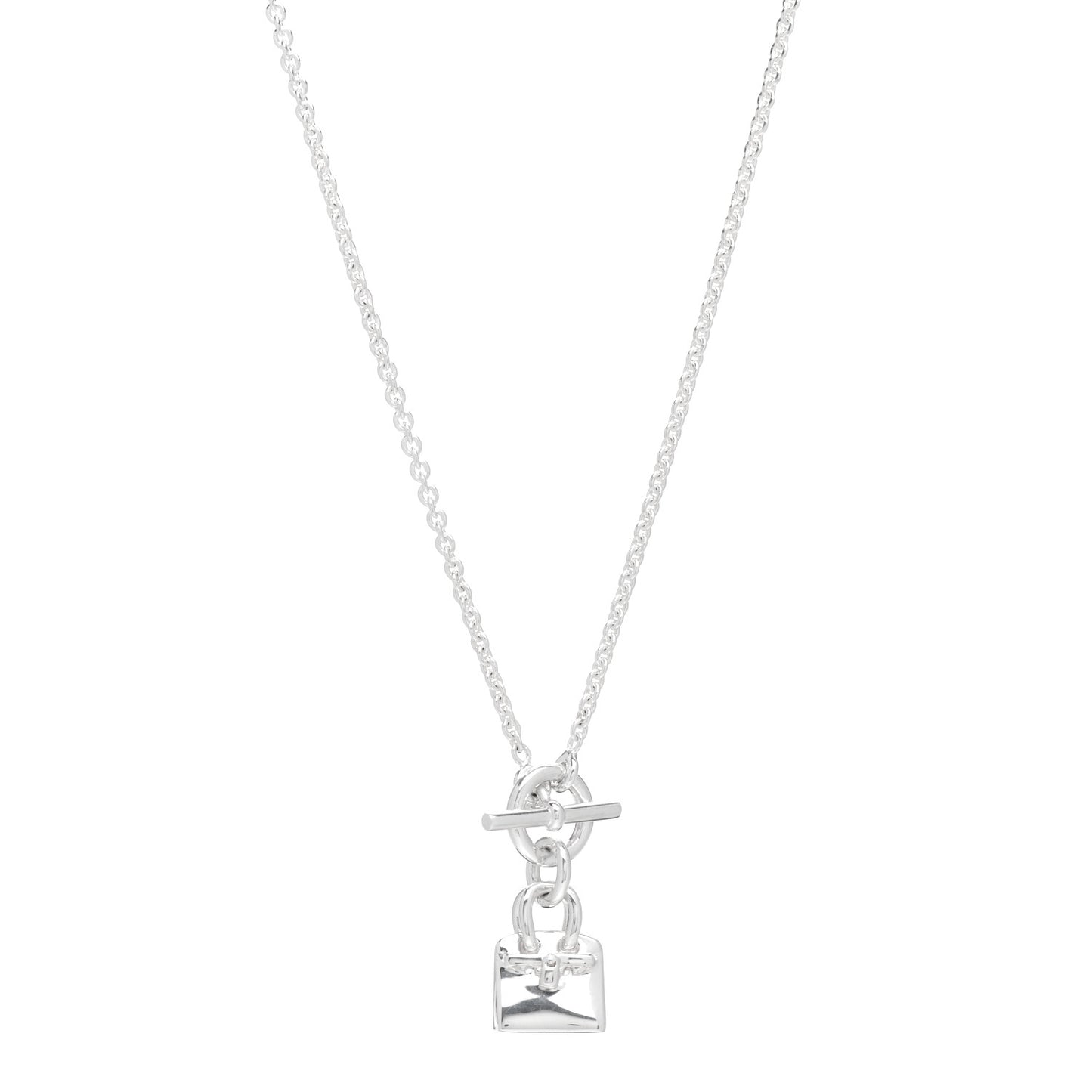 Sterling Silver Kelly Charm Pendant Necklace
