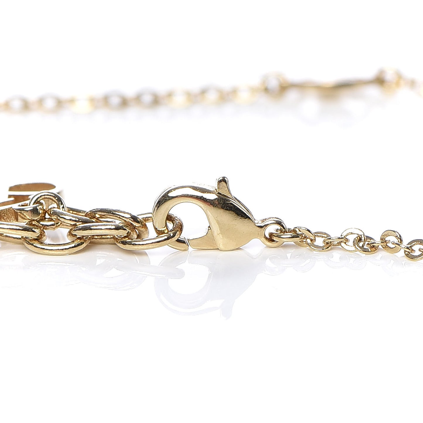 LV And Me Strass Letter Y Bracelet Gold