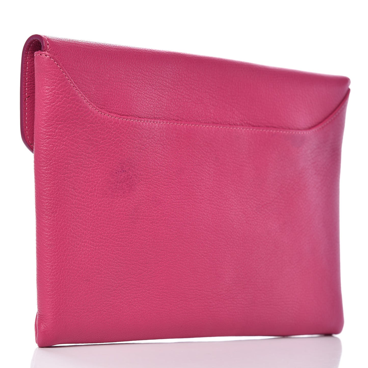 Sugar Goatskin Medium Antigona Envelope Clutch Burgundy