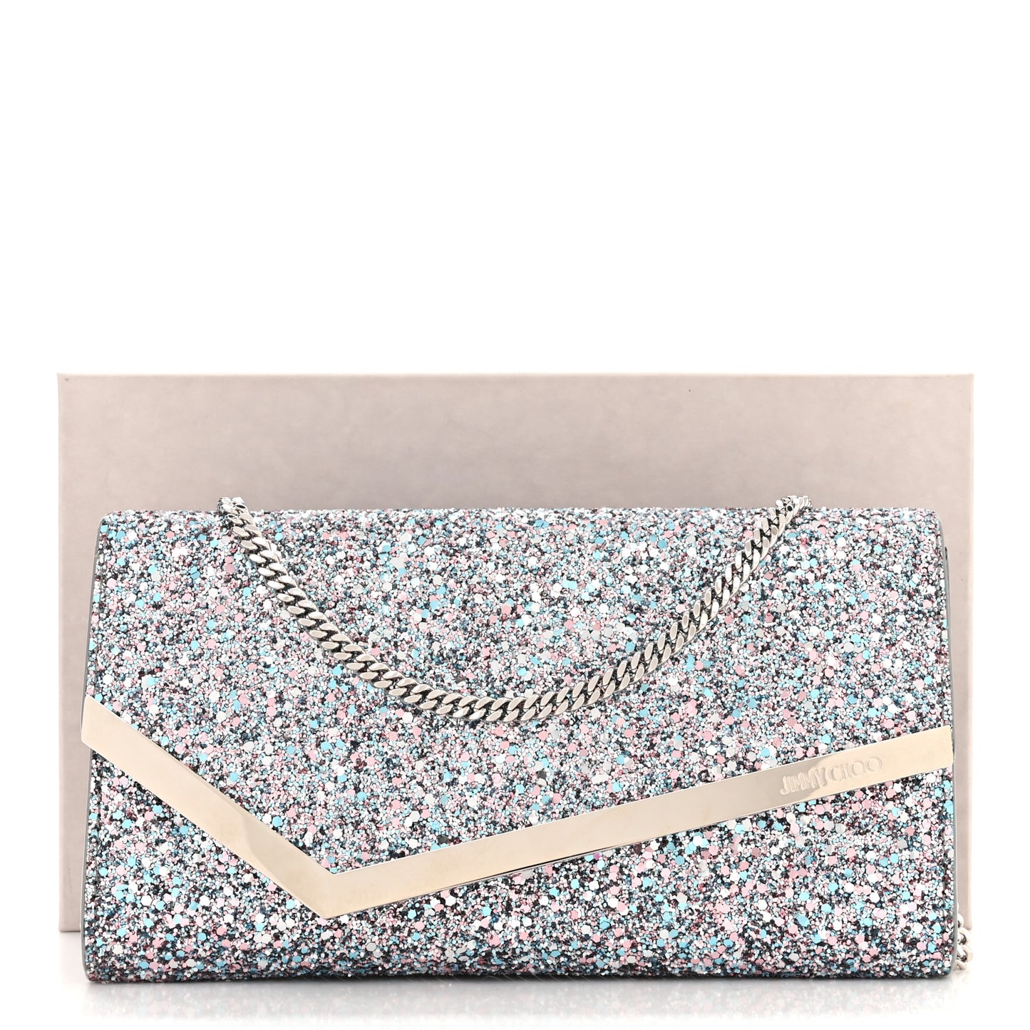 Glitter Emmie Clutch Bubblegum Mix