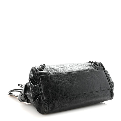 Balenciaga Agneau Arena Classic Hardware East West Le City Black 4 of 9