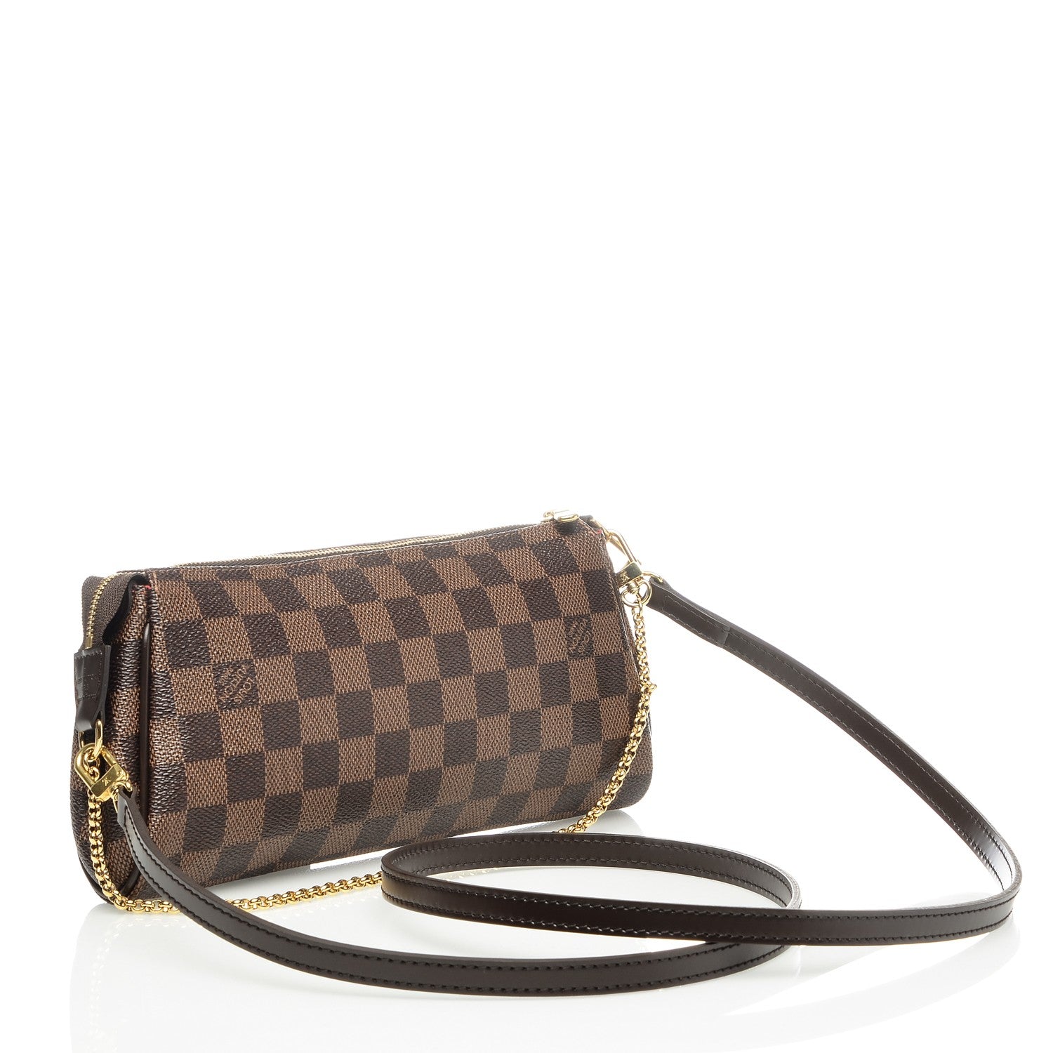 Louis Vuitton Damier Ebene Eva Clutch 3 of 6