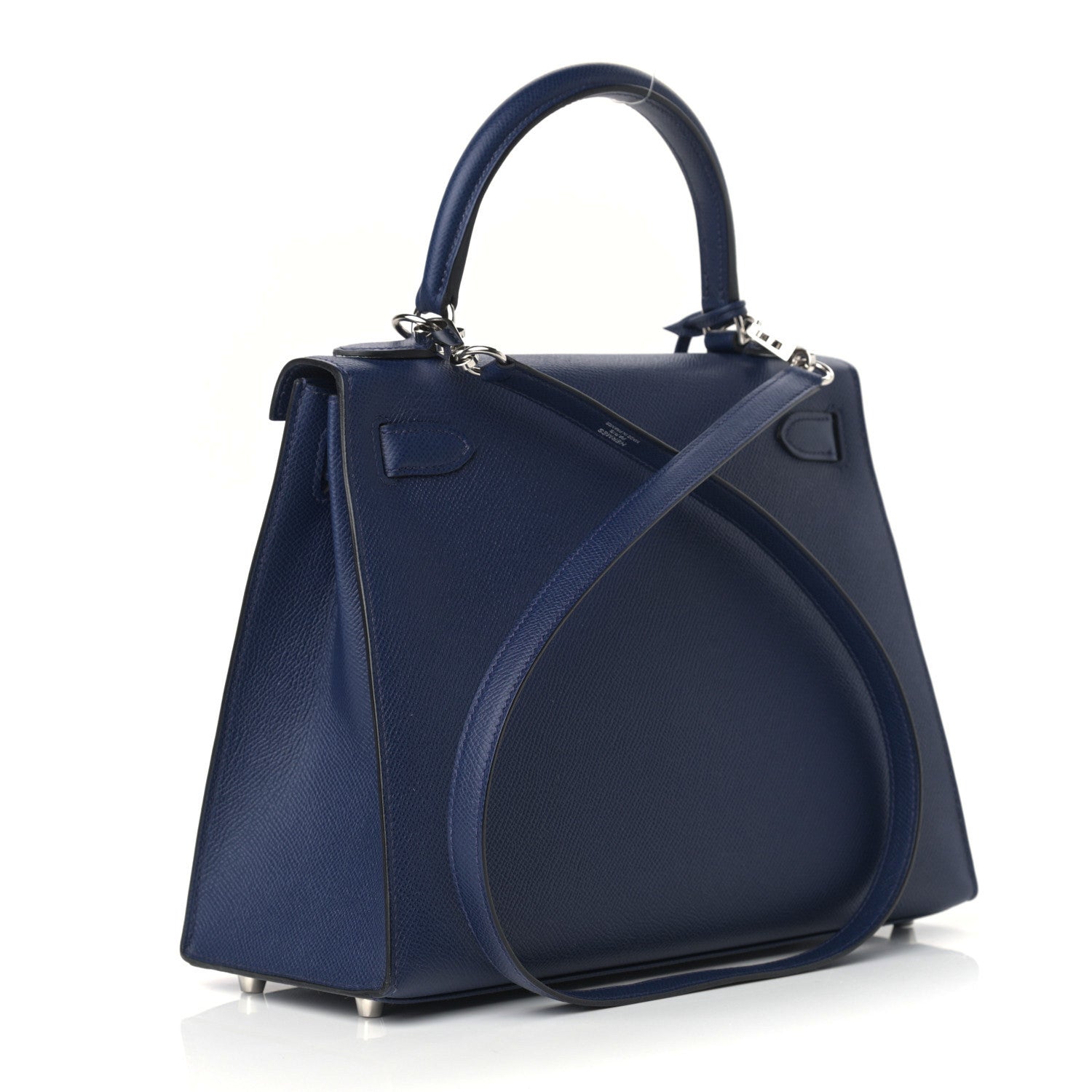 Hermes Epsom Kelly Sellier 28 Bleu Saphir 3 of 13