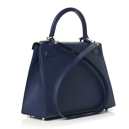 Hermes Epsom Kelly Sellier 28 Bleu Saphir 3 of 13