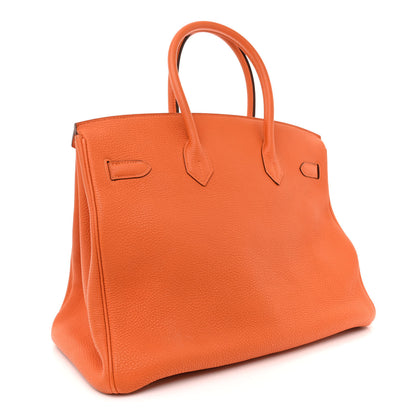 Hermes Togo Birkin 35 Orange 3 of 18