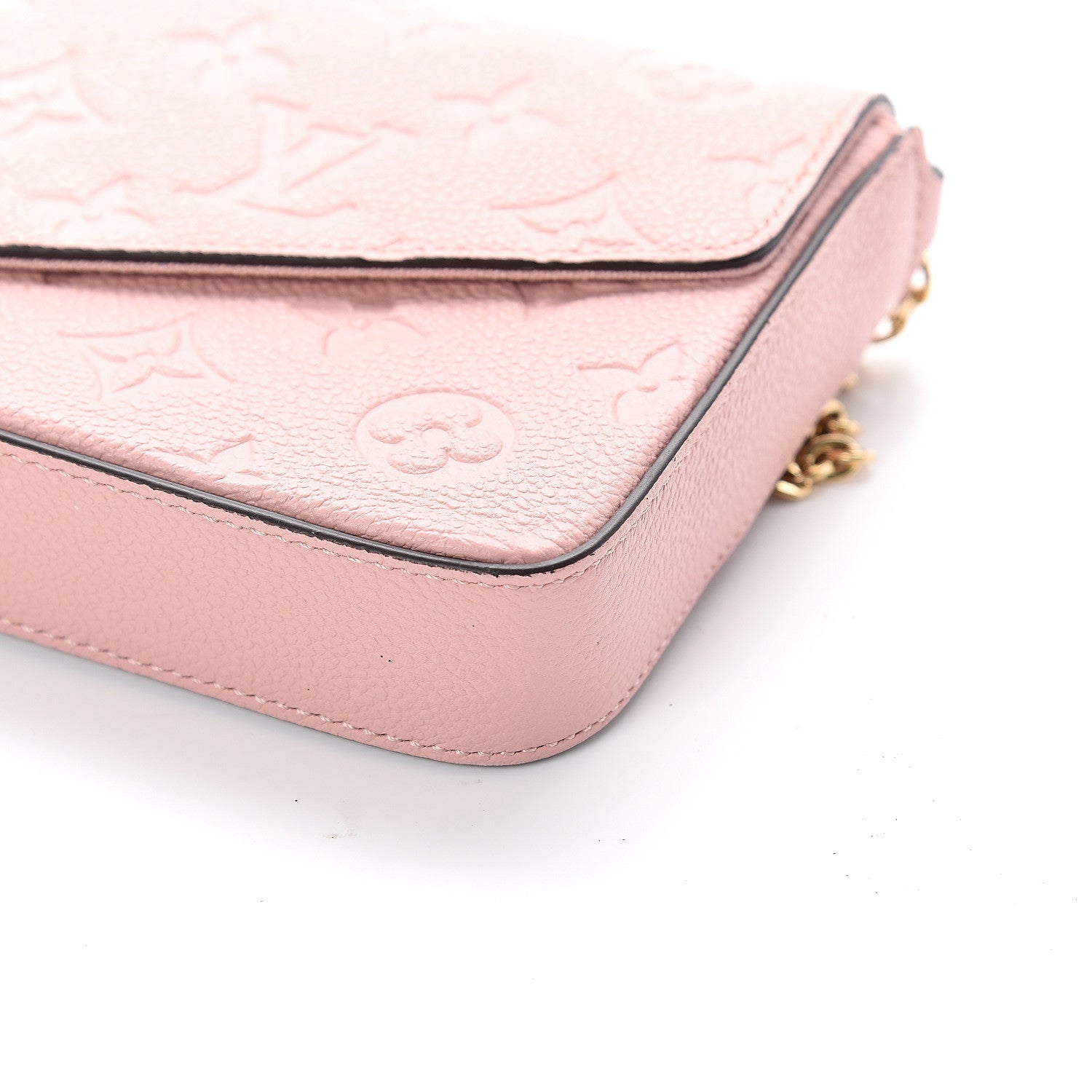 Louis Vuitton Empreinte Pochette Felicie Chain Wallet Rose Poudre 8 of 8