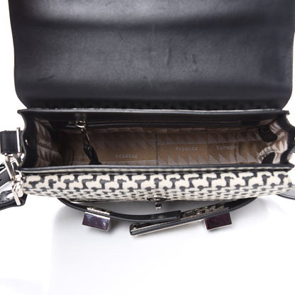Proenza Schouler Suede Tweed Print Mini PS11 Classic Shoulder Bag Off White 5 of 18