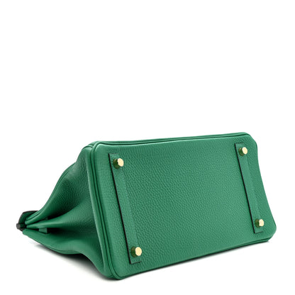 Hermes Togo Birkin 30 Vert Vertigo 4 of 11