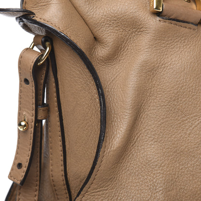 Chloe Calfskin Braided Large Marcie Satchel Nut 13 of 17