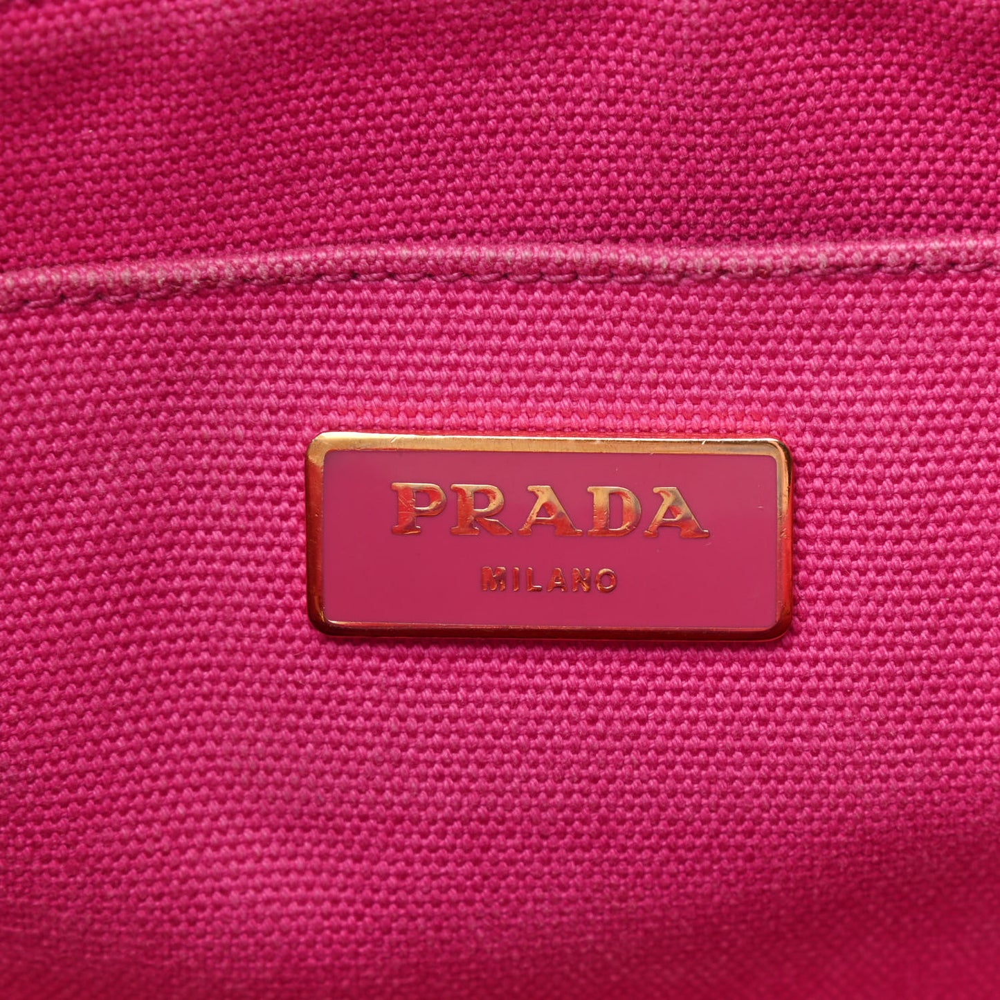 Canapa Small Logo Shopping Tote Fuxia