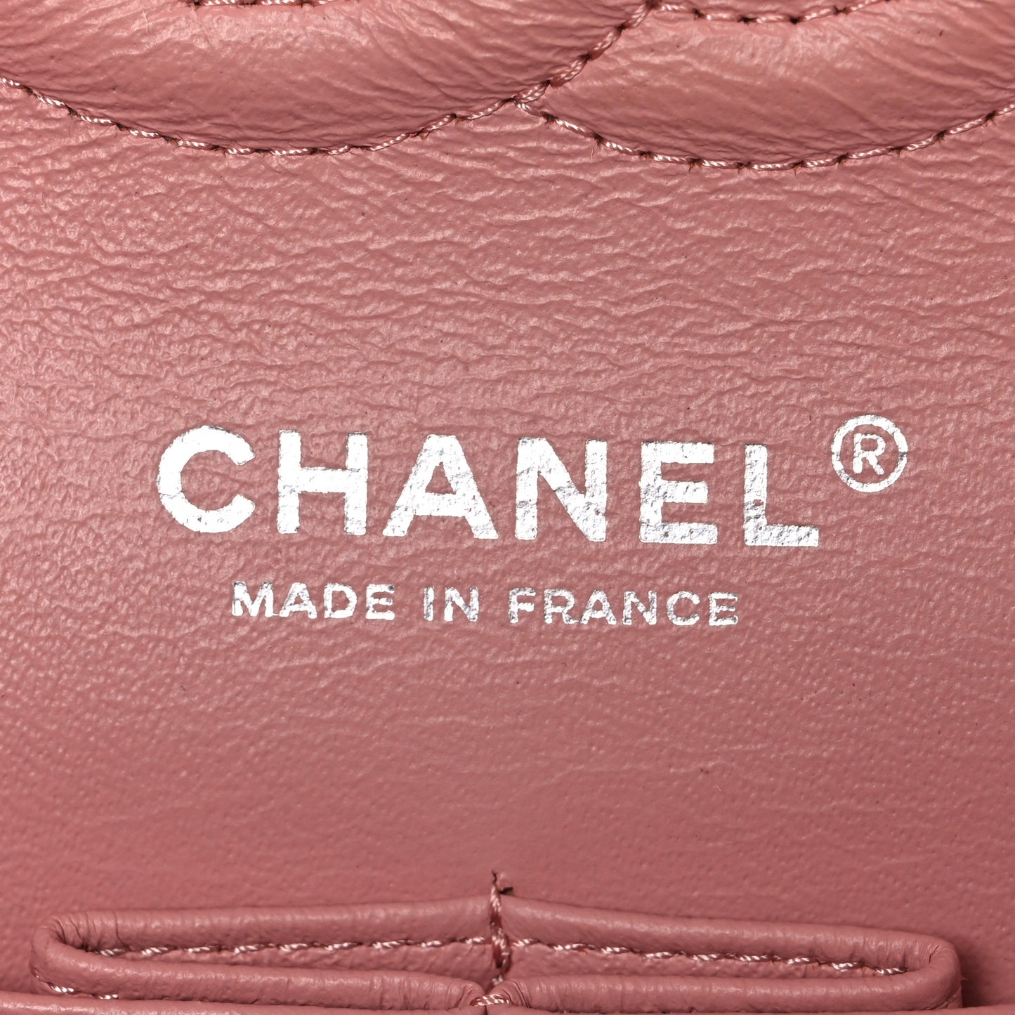Patent Quilted Medium Double Flap Light Pink