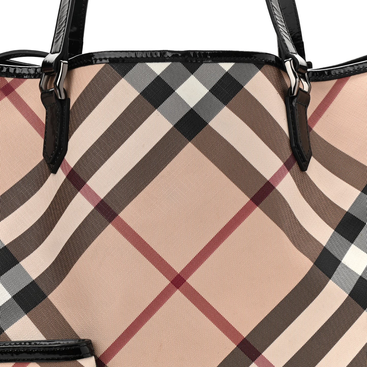 Supernova Check Large Nickie Tote Black