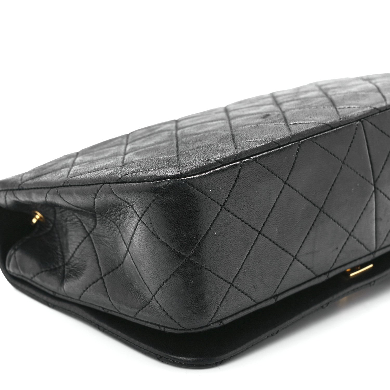 Chanel Lambskin Quilted Small Single Flap Black 11 of 13