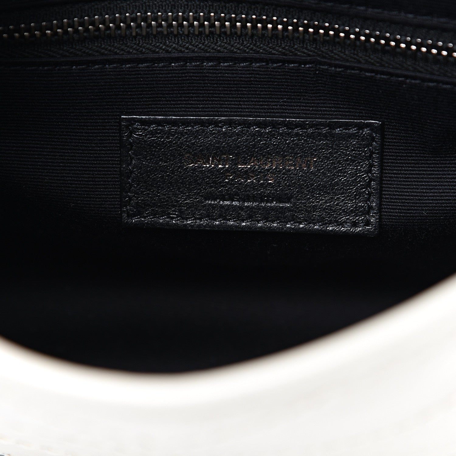 Saint Laurent Crinkled Calfskin Matelasse Monogram Niki Chain Wallet Crema Soft 5 of 10