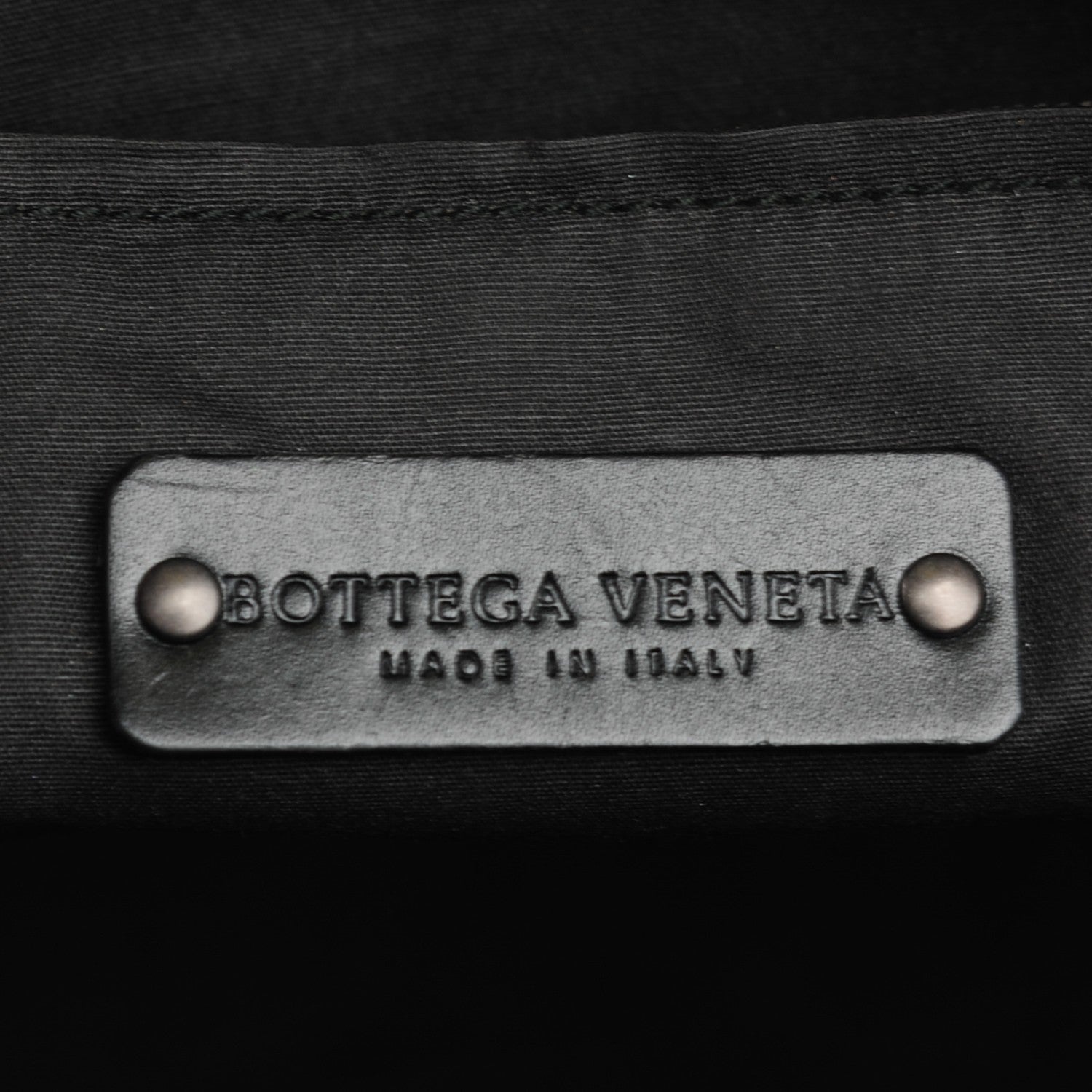Bottega Veneta Rubberized Canvas Marco Polo Tote Dark Navy 6 of 8