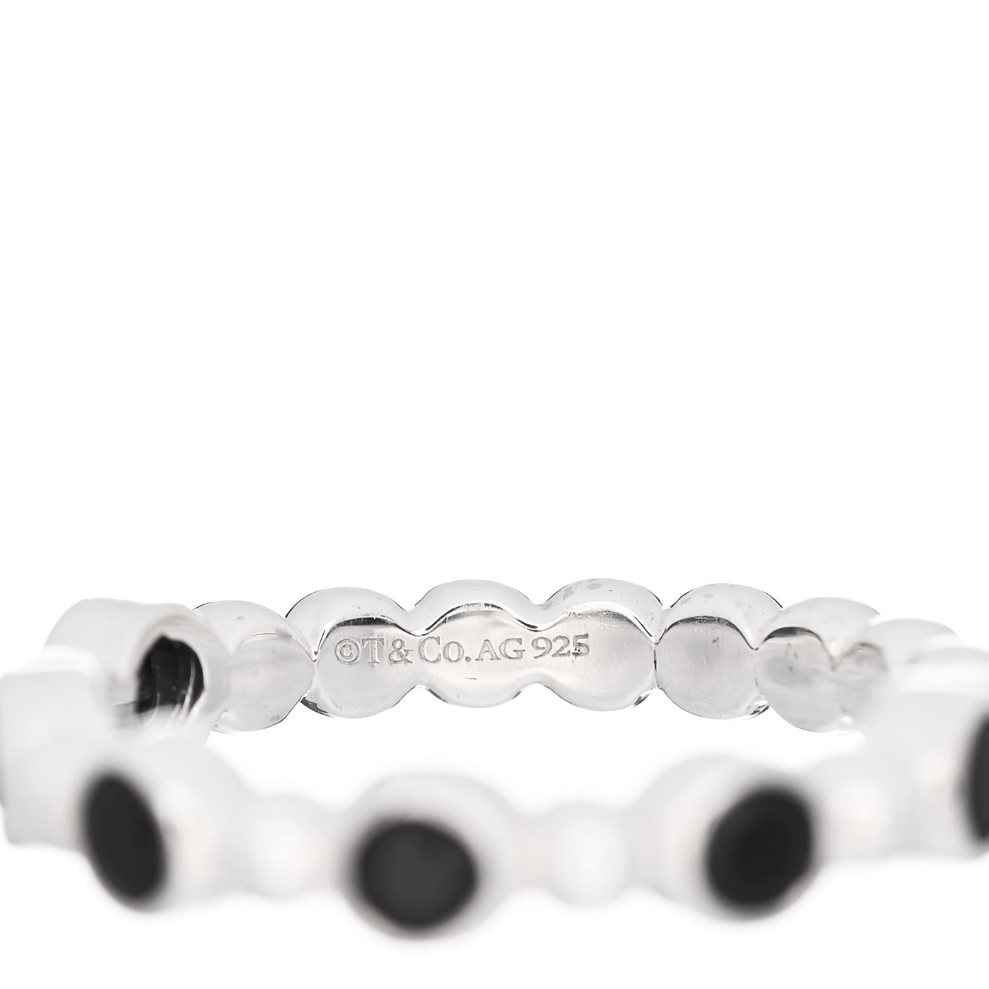 Sterling Silver Black Spinel Ziegfeld Ring 52 6