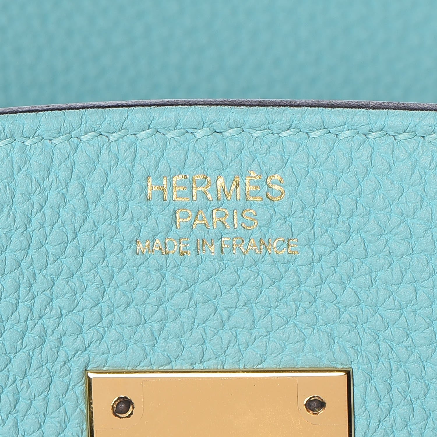 Hermes Togo Birkin 30 Bleu Atoll 21 of 33