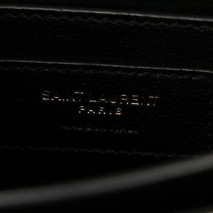 Saint Laurent Grain de Poudre Mini Classic Monogram Cassandra Top Handle Crema Soft 10 of 21