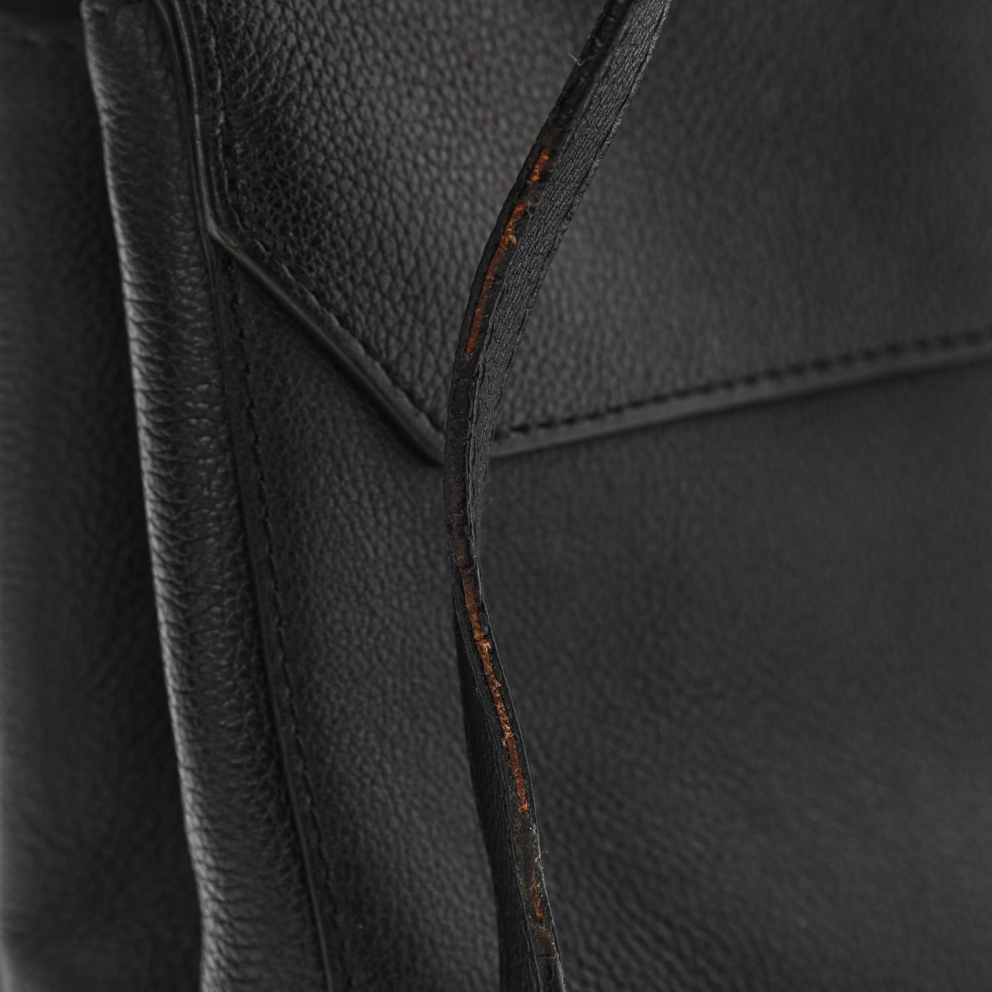 Soft Calfskin Lockme II Top Handle Black