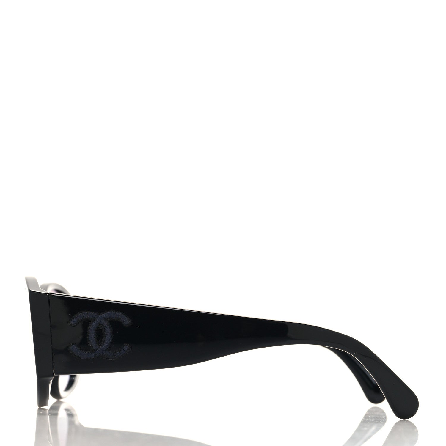 Chanel Acetate CC Logo Sunglasses 5450 Black 3 of 9