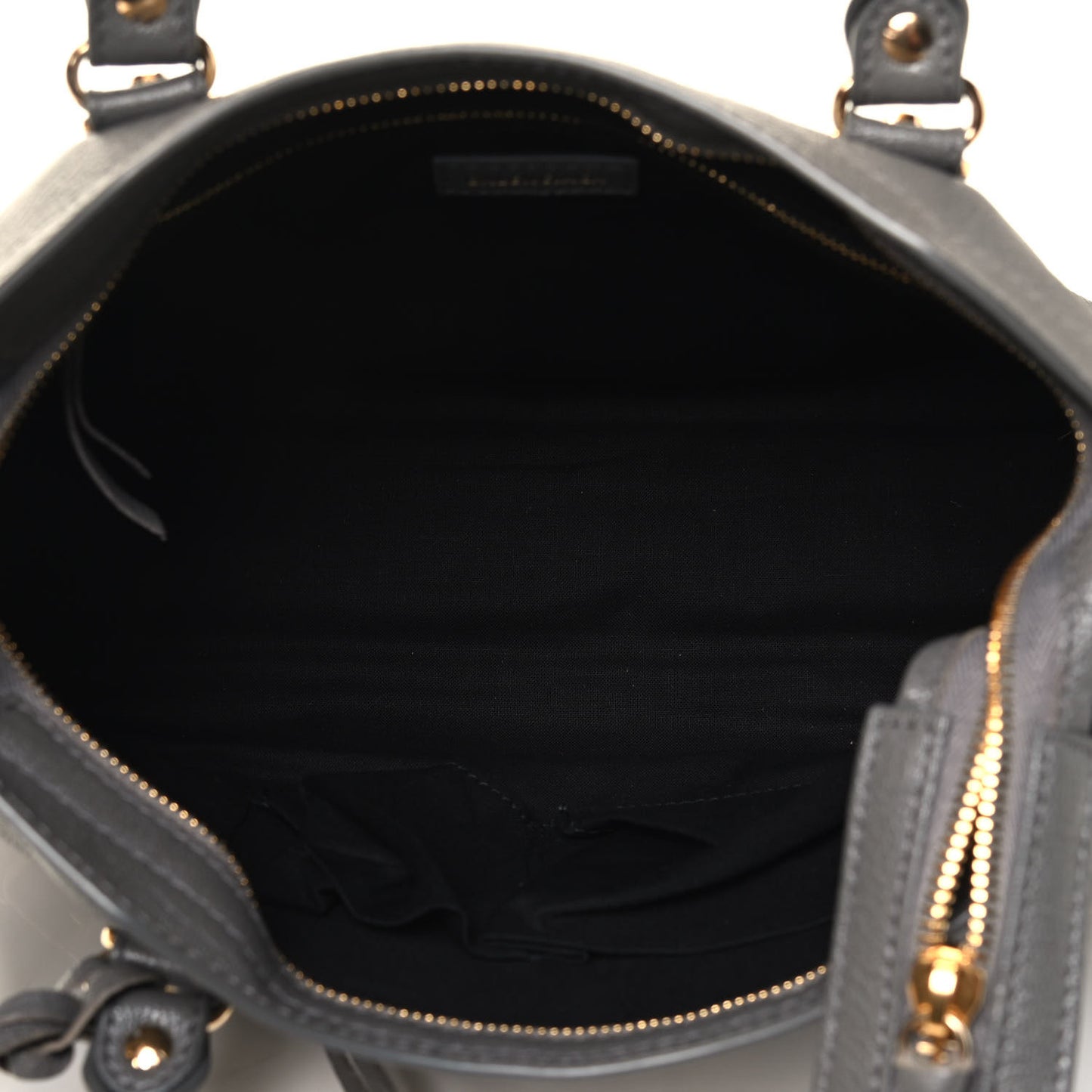 Chevre Gold Metallic Edge Hardware S City Gris Acier