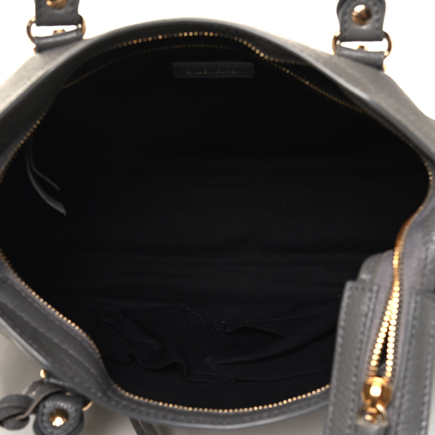Balenciaga Chevre Gold Metallic Edge Hardware S City Gris Acier 4 of 4