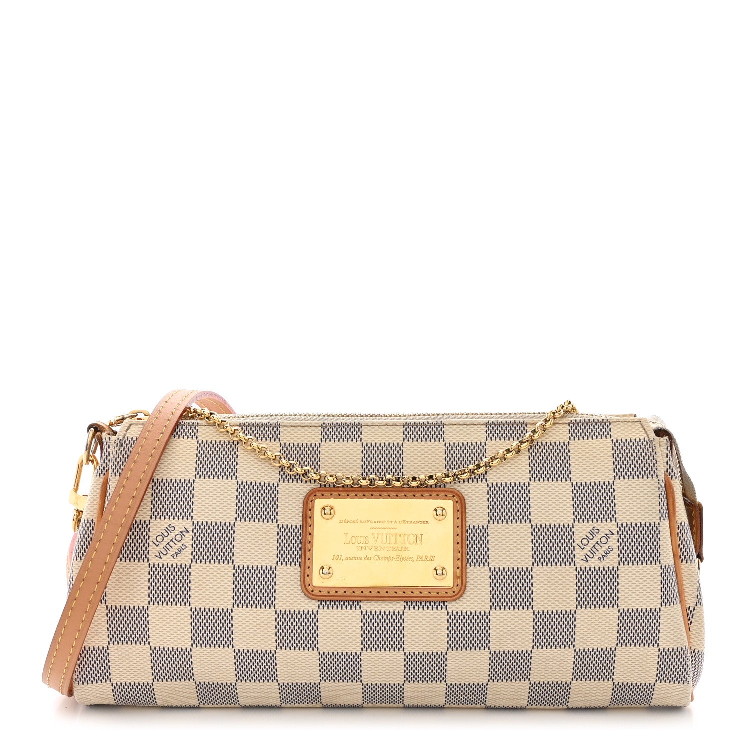 Louis Vuitton Damier Azur Eva Clutch 1 of 12