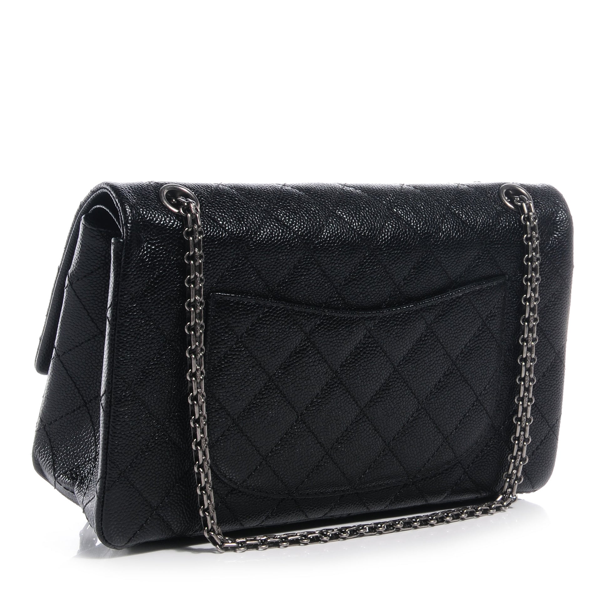 Chanel Caviar 2.55 Reissue 226 Flap Black 3 of 9