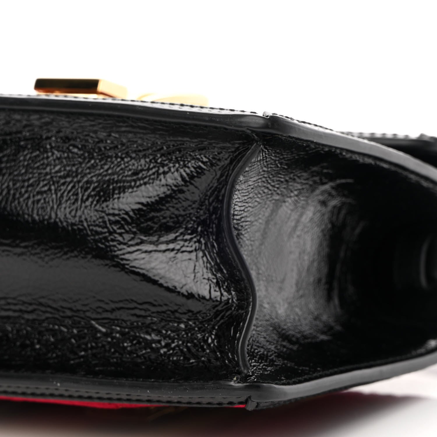 Gucci Velvet GG Monogram Mini Sylvie Top Handle Bag Red Cipria Black 9 of 10