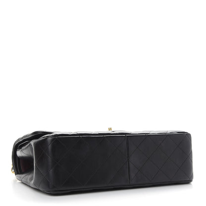Chanel Lambskin Quilted Jumbo Double Flap Black 4 of 10