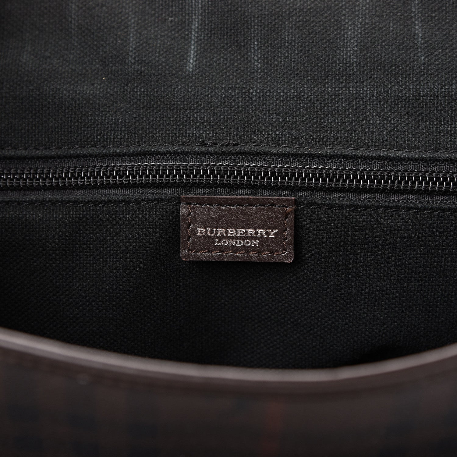 Burberry Smoked Haymarket Check Messenger Bag Brown 5 of 16