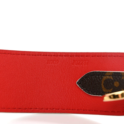 Louis Vuitton Monogram Bandouliere Shoulder Strap Red 4 of 14
