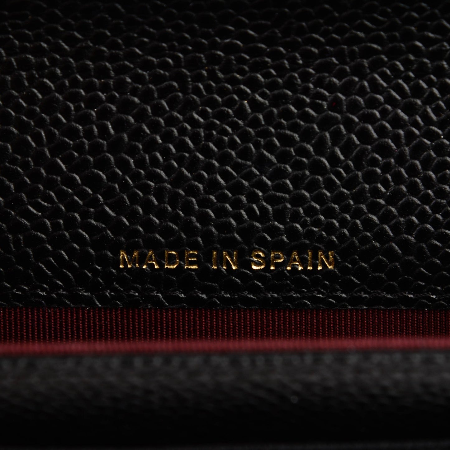 Caviar Quilted Flap Card Holder Black