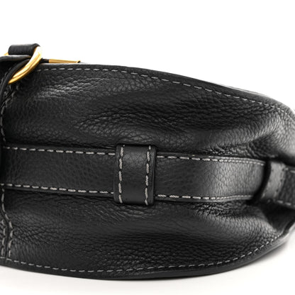 Chloe Calfskin Mini Marcie Round Crossbody Bag Black 10 of 10