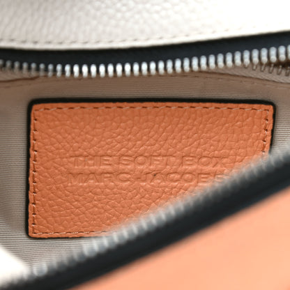 Marc Jacobs Colorblock Calfskin Soft Box 23 Shoulder Bag Orange Chiffon Multicolor 6 of 9