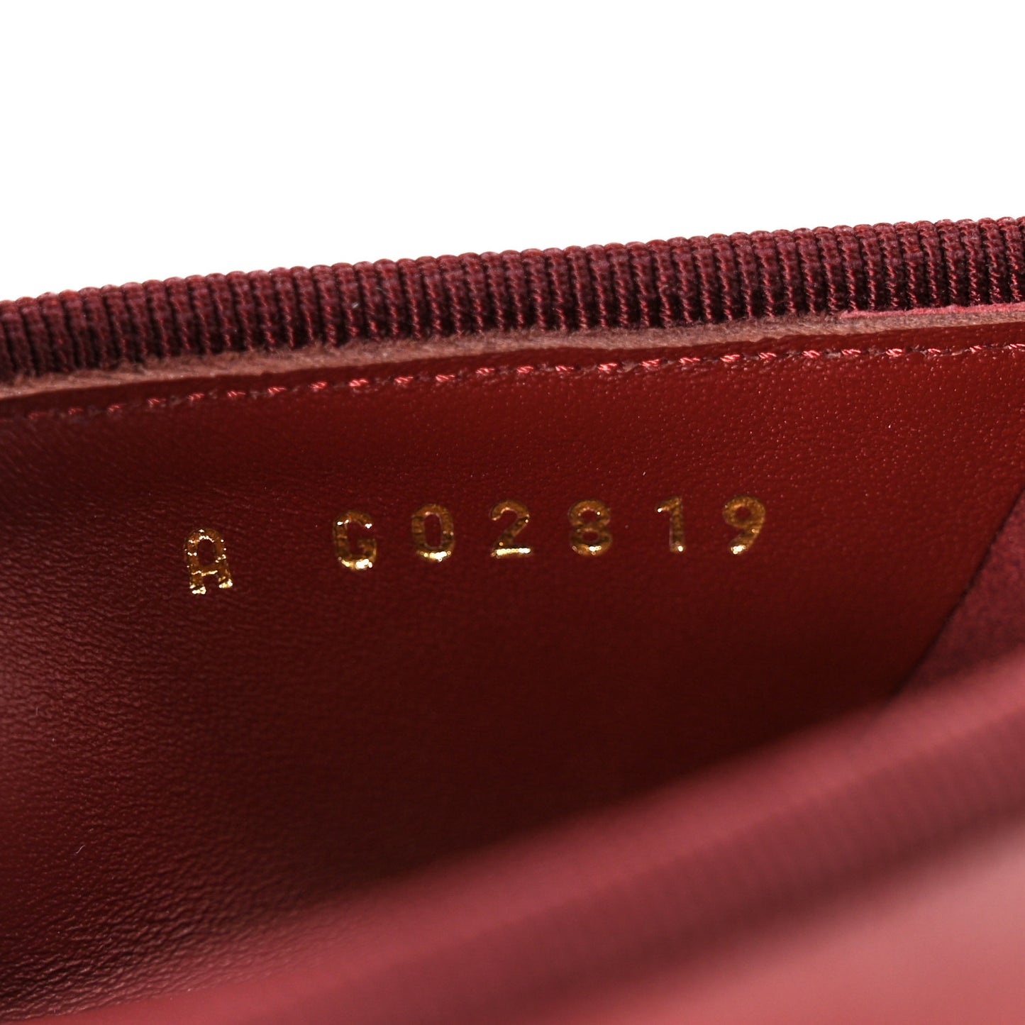 Lambskin Cap Toe CC Ballerina Flats 37.5 Burgundy Black