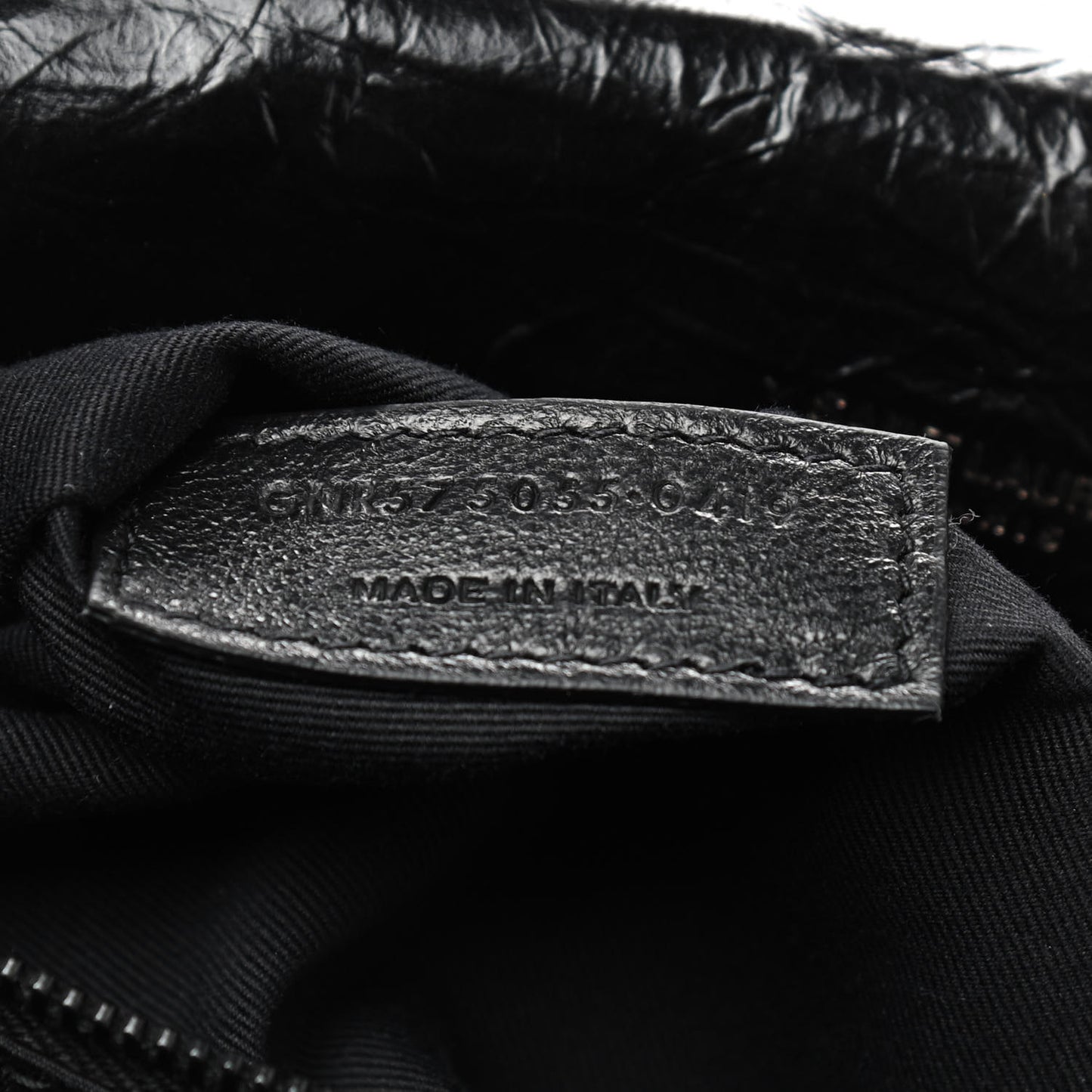 Crinkled Calfskin Matelasse Monogram Medium Niki Chain Satchel Black
