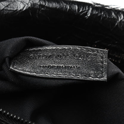 Saint Laurent Crinkled Calfskin Matelasse Monogram Medium Niki Chain Satchel Black 9 of 9