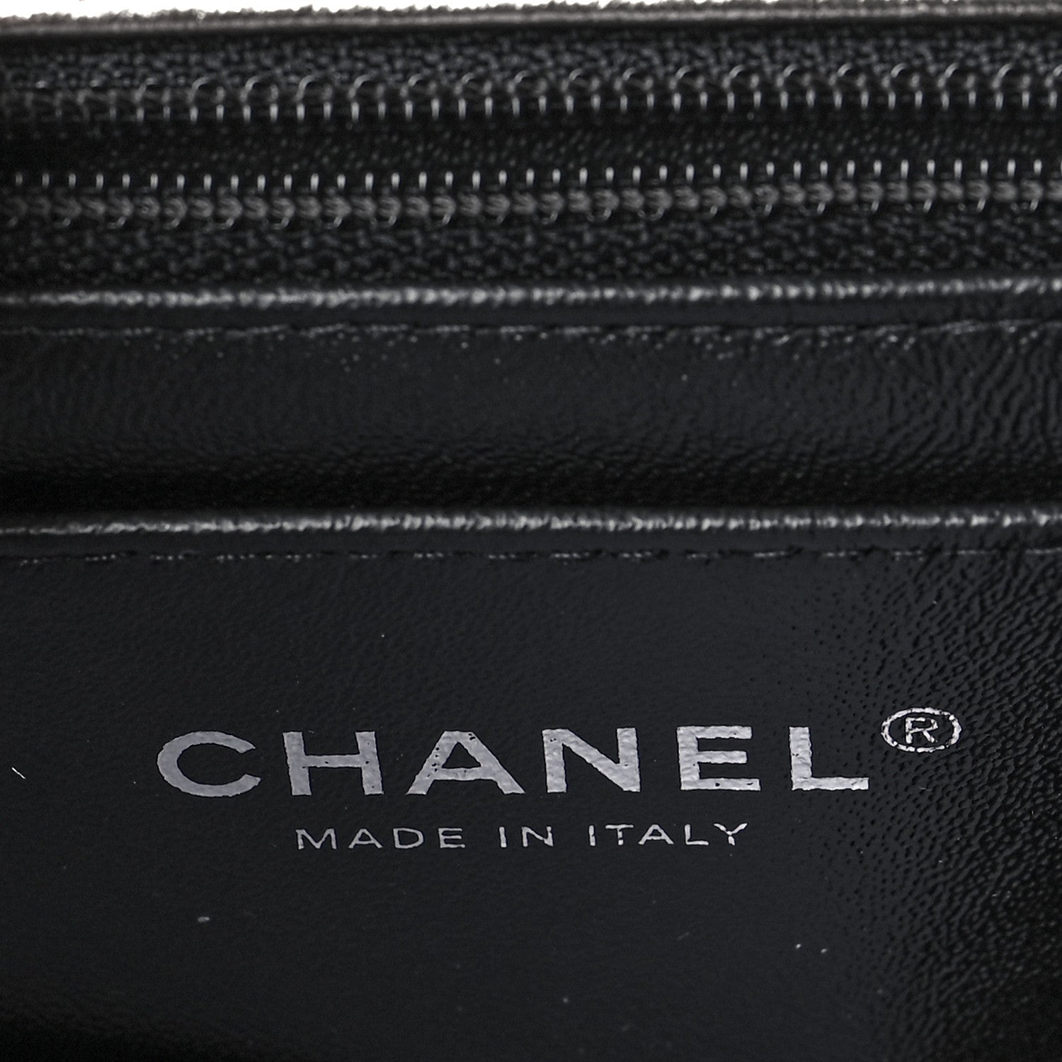 Chanel Metallic Lambskin Quilted Mini Square Flap Gold Black 6 of 11