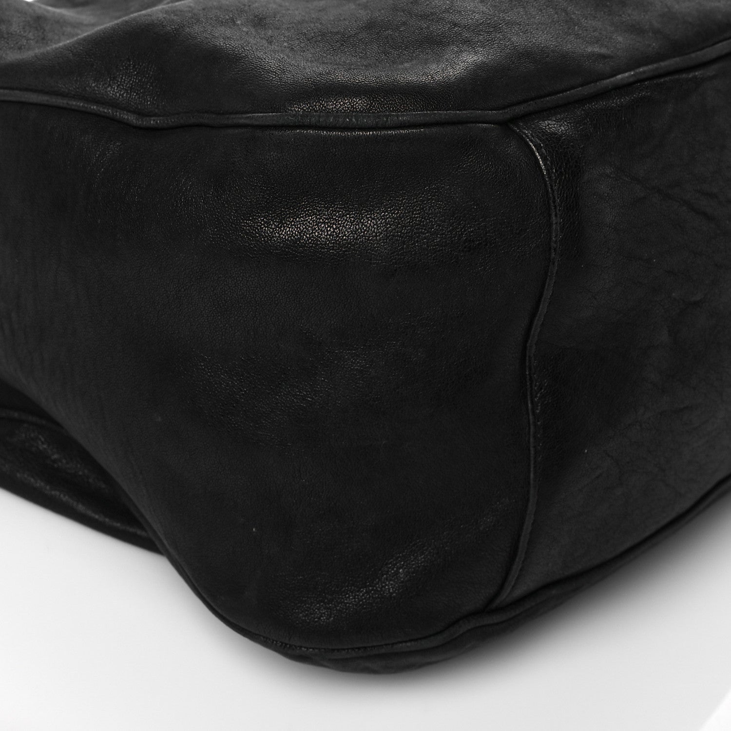 Saint Laurent Stingray Embossed Large Roady Hobo Black 8 of 10