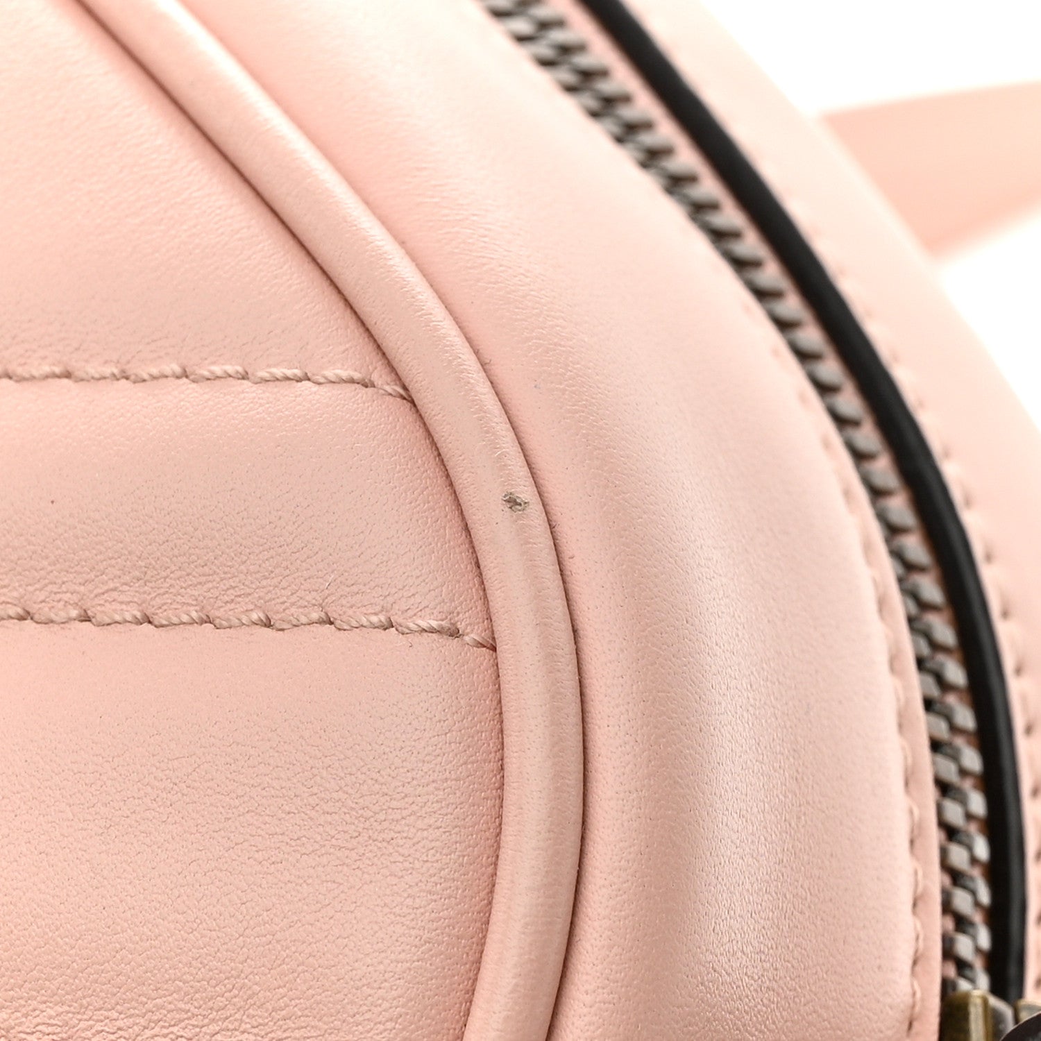 Gucci Calfskin Matelasse Small GG Marmont Chain Shoulder Bag Perfect Pink 14 of 14