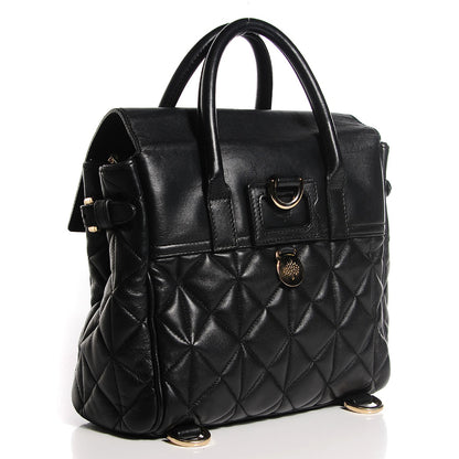 Mulberry Nappa Quilted Mini Cara Delevingne Convertible Bag Black 3 of 11