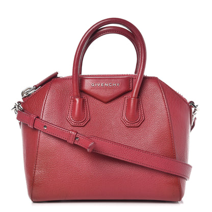 Givenchy Sugar Goatskin Mini Antigona Raspberry 1 of 17