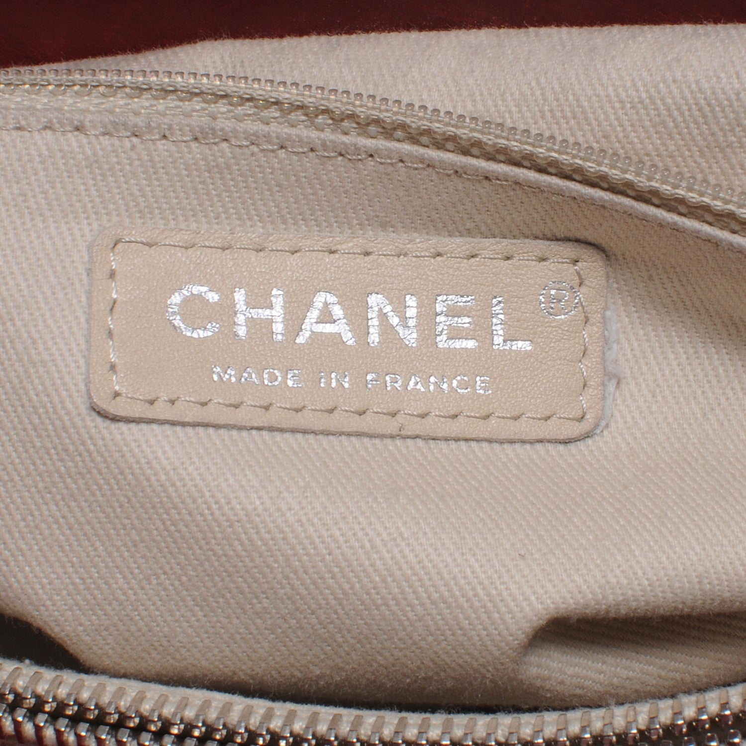 Chanel Aged Calfskin Reissue Tote Dark Red 7 of 8
