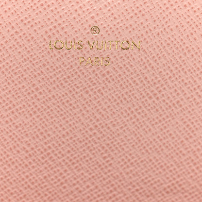 Louis Vuitton Damier Ebene Sarah Wallet NM Rose Ballerine 6 of 9