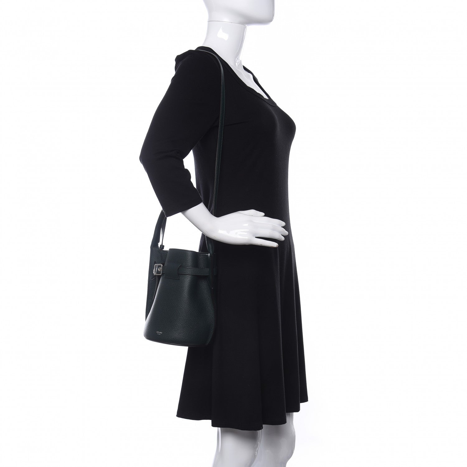 Celine Supple Grained Calfskin Nano Big Bag Bucket Amazone 2 of 9
