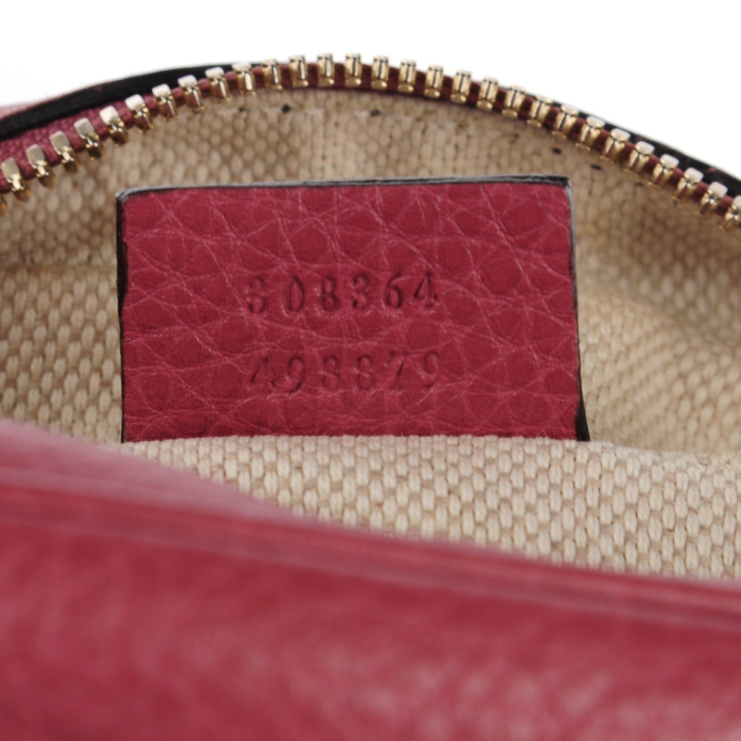 Gucci Pebbled Calfskin Small Soho Disco Bag Rose 7 of 7