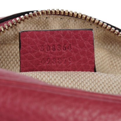 Gucci Pebbled Calfskin Small Soho Disco Bag Rose 7 of 7